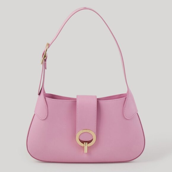 Sandro Pink Baguette bag in certified leather - Picture 1 of 8